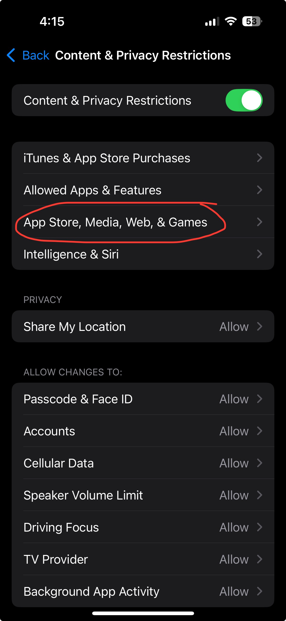 iPhone safety settings for kids – Content & Privacy Restrictions