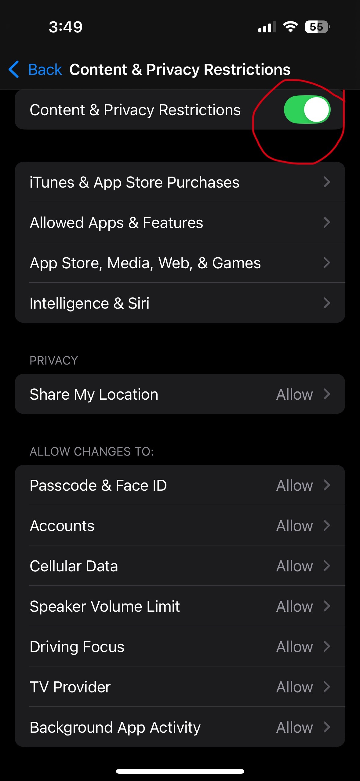 iPhone safety settings for kids – Content & Privacy Restrictions